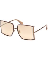 Max Mara - Mm0120 Jean1 38L Sunglasses Metal Squared Photochromic - Lyst