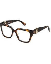 Furla - Vfu866 752 Optical Frames Acetate Squared - Lyst