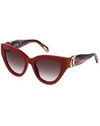 Just Cavalli - Sjc143V 09Lb Sunglasses Acetate Butterfly Normal Shaded - Lyst