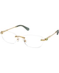 Swarovski - Sk1037 4028 Optical Frames Metal Transparent Round Normal - Lyst