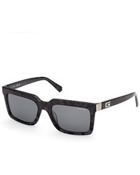 Guess - Gu00213 98V Sunglasses Acetate Squared Normal - Lyst