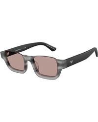 Emporio Armani - Ea4268U 63677N Sunglasses Acetate Geometric Normal - Lyst