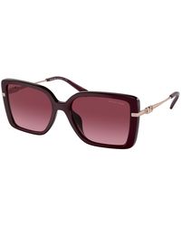 Michael Kors - Mk2174U Castellina 33448H Sunglasses Injected Squared Normal Shaded - Lyst