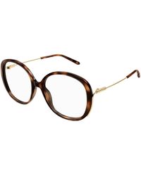 Chloé - Ch0172O 002 Optical Frames Acetate Transparent Round - Lyst