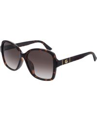 Gucci - Gg0765Sa 003 Sunglasses Acetate Squared Normal Shaded - Lyst