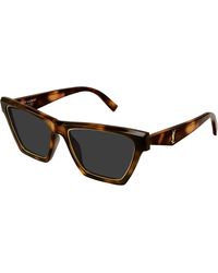 Saint Laurent - Sl M103 Rim 001 Sunglasses Acetate Cat Eye - Lyst