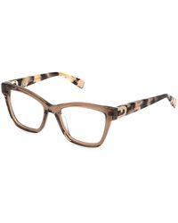 Furla - Vfu865 G73Y Optical Frames Acetate Squared - Lyst