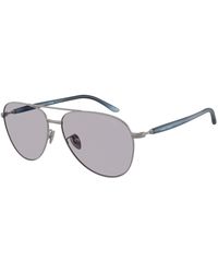 Giorgio Armani - Ar6162 3003M3 Sunglasses Steel Pilot Photochromatic - Lyst