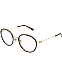 Gucci - Gg1851Oa 002 Optical Frames Injected Transparent Round - Lyst