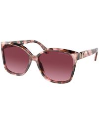 Michael Kors - Mk2201 Malia 39468H Sunglasses Acetate Squared Normal Shaded - Lyst
