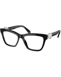 Swarovski - Sk2021 1001 Optical Frames Acetate Squared Normal - Lyst