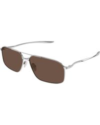 Balenciaga - Bb0492S 002 Sunglasses Metal Pilot - Lyst