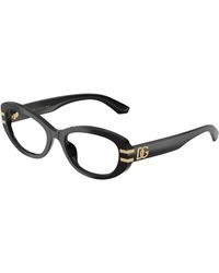 Dolce & Gabbana - Dg3455 501 Optical Frames Acetate Transparent Butterfly Normal - Lyst