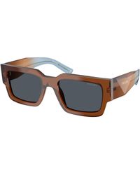 Prada - Pr B17S 25F70B Sunglasses Acetate Squared Normal - Lyst