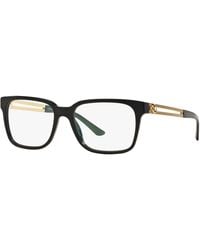 Versace - Ve3218 Gb1 Optical Frames Acetate Transparent Squared Normal - Lyst