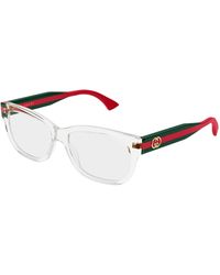 Gucci - Gg0278On 003 Optical Frames Acetate Transparent Cat Eye - Lyst