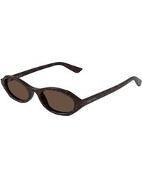 McQueen - Am0559S 002 Sunglasses Acetate Round - Lyst