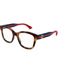 Gucci - Gg1863O 002 Optical Frames Acetate Transparent Squared - Lyst