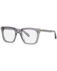 Philipp Plein - Vpp115M Plein Icon 04Ar Optical Frames Acetate Squared - Lyst