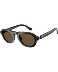 Giorgio Armani - Ar8244 587553 Sunglasses Acetate Pillow Normal - Lyst