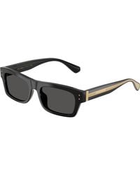 Dolce & Gabbana - Dg4560 501/87 Sunglasses Acetate Squared Normal - Lyst