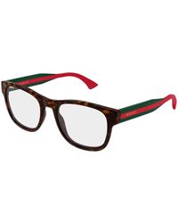 Gucci - Gg0004Onn 002 Optical Frames Acetate Transparent Squared - Lyst