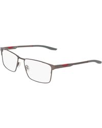 Nike - 8143 070 Optical Frames Metal Squared Normal - Lyst