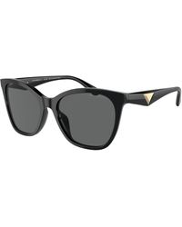 Emporio Armani - Ea4222U 501787 Sunglasses Acetate Butterfly Normal - Lyst