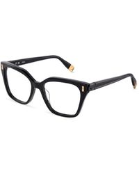 Furla - Vfua95 0700 Optical Frames Acetate Squared - Lyst
