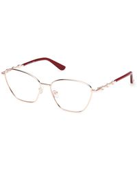 Guess - Gm50045 028 Optical Frames Metal Cat Eye Normal - Lyst