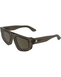 Calvin Klein - Ck25539S 200 Sunglasses Acetate Squared Normal - Lyst