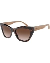 Emporio Armani - Ea4176 587913 Sunglasses Acetate Cat Eye Normal Shaded - Lyst