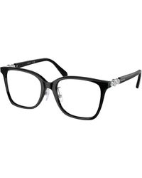 Swarovski - Sk2026D 1001 Optical Frames Acetate Geometric Normal - Lyst