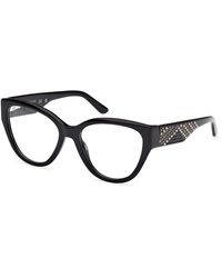 Guess - Gm50019 001 Optical Frames Acetate Squared Normal - Lyst