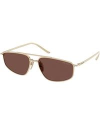 Prada - Pr C51S Zvn80T Sunglasses Metal Pillow Normal - Lyst