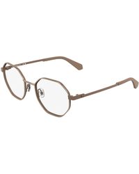 Calvin Klein - Ckj25211 770 Optical Frames Metal Squared Normal - Lyst