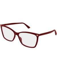 Gucci - Gg0025O 022 Optical Frames Acetate Transparent Cat Eye - Lyst