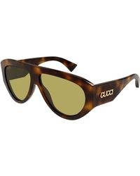 Gucci - Gg2128S 002 Sunglasses Acetate Pilot - Lyst