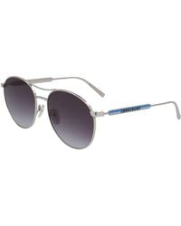 Longchamp - Lo133S 43027 715 Sunglasses Metal Pilot Normal Shaded - Lyst