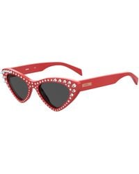 Moschino - Mos006/S/Str C9A/Ir Sunglasses Acetate Cat Eye Normal - Lyst