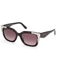 Guess - Gm00027 52F Sunglasses Acetate Squared Normal - Lyst