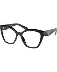 Prada - Pr 20Zv 16K1O1 Optical Frames Acetate Transparent Geometric Normal - Lyst