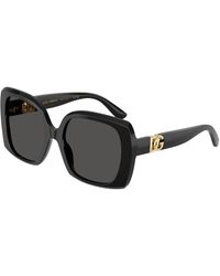 Dolce & Gabbana - Dg4475 501/87 Sunglasses Acetate Squared Normal - Lyst