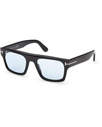 Tom Ford - Ft1337 Cyrus-02 01V Sunglasses Acetate Squared Photochromic - Lyst