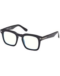 Tom Ford - Ft6025-B 001 Optical Frames Acetate Squared Normal - Lyst