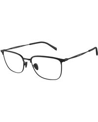 Giorgio Armani - Ar5143 3001 Optical Frames Steel Transparent Squared Normal - Lyst