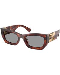 Miu Miu - Mu 09Ws 21C40O Sunglasses Acetate Squared Normal - Lyst