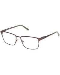 Timberland - Tb50070 002 Optical Frames Metal Squared Normal - Lyst