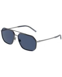 Dolce & Gabbana - Dg2285 110880 Sunglasses Metal Pilot Normal - Lyst
