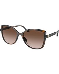 Michael Kors - Mk2181U Malta 300613 Sunglasses Injected Butterfly Normal Shaded - Lyst